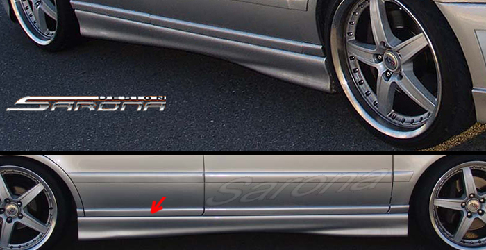 Custom Audi A4 Side Skirts  Sedan (1996 - 2001) - $375.00 (Part #AD-001-SS)